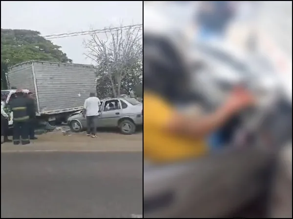 Fuerte accidente en la via Cali- Candelaria, ¿por un cruce prohibido?