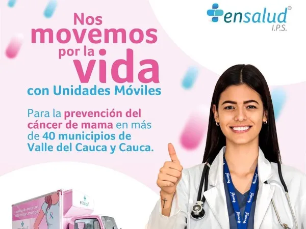Con unidades móviles, Ensalud promueve jornadas para la sensibilización del cáncer de mama