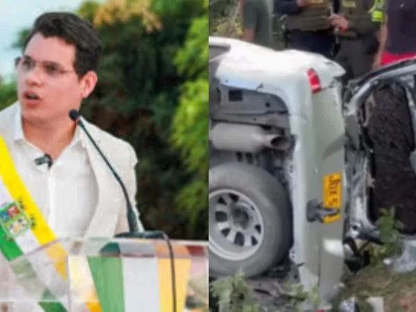 Alcalde de La Jagua de Ibirico, Cesar sobrevive en accidente vial, su escolta pierde la vida