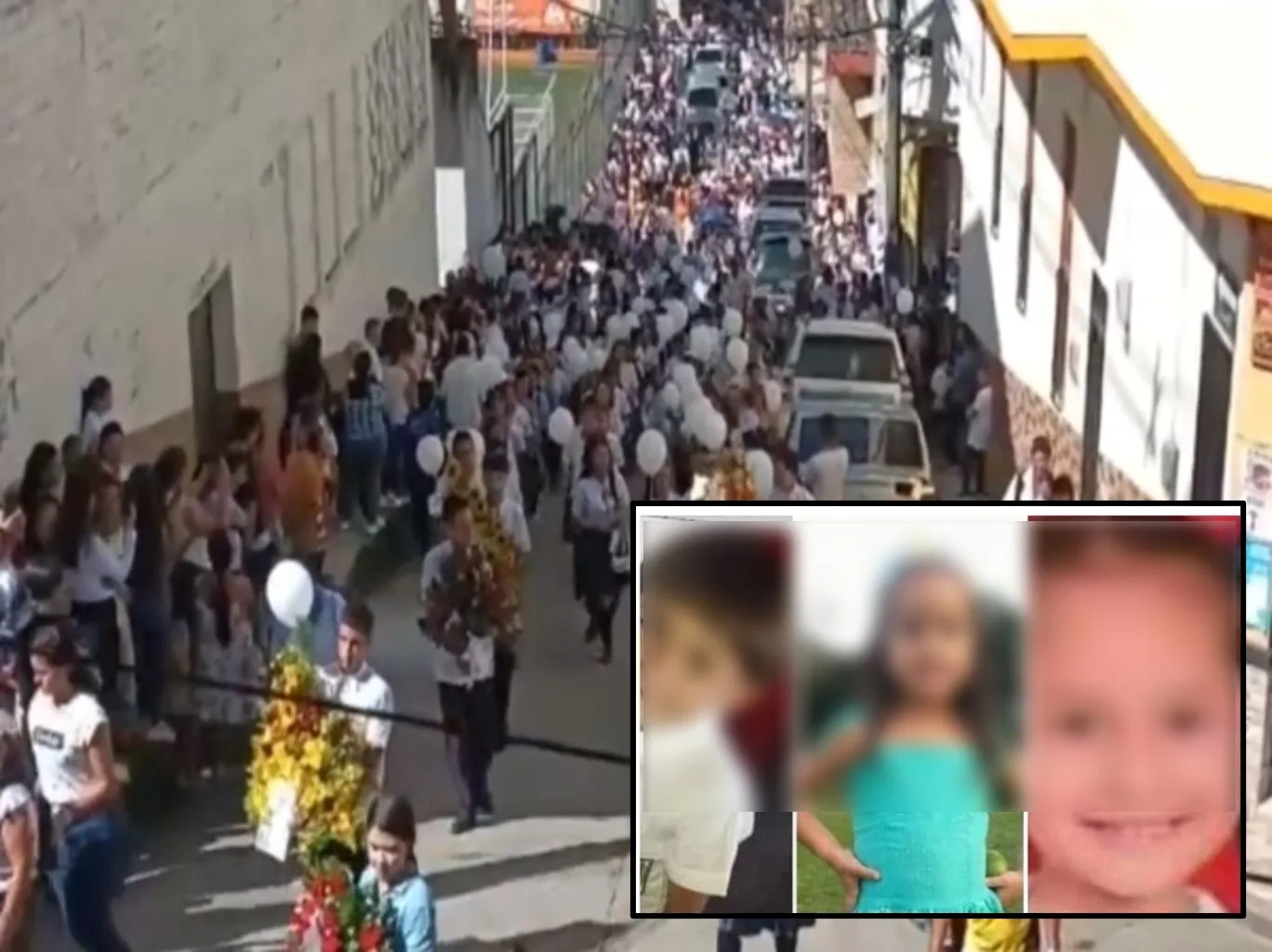 Alexander, Ana Sofía y Andrea fueron despedidos con un conmovedor homenaje: víctimas del derrumbe en Andes