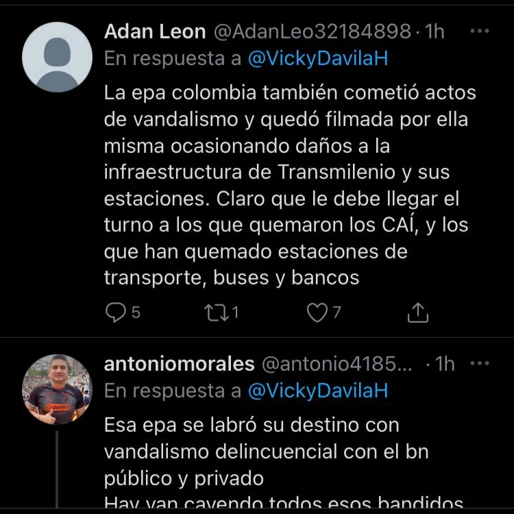 Epa Colombia cárcel Transmilenio