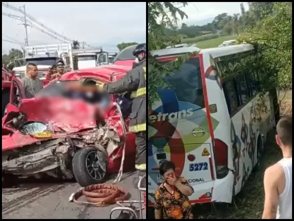 El difícil rescate de Farlemir, el conductor atrapado en su carro tras el accidente en la vía a El Bolo