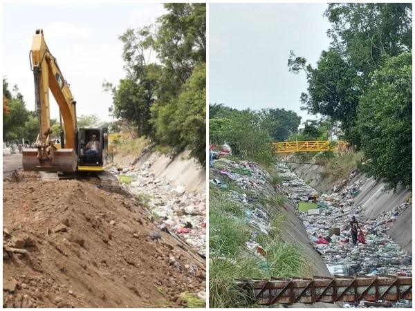 ¿Cuánta basura sacaron del canal de Santa Elena en Cali?, por poco causan emergencia sanitaria
