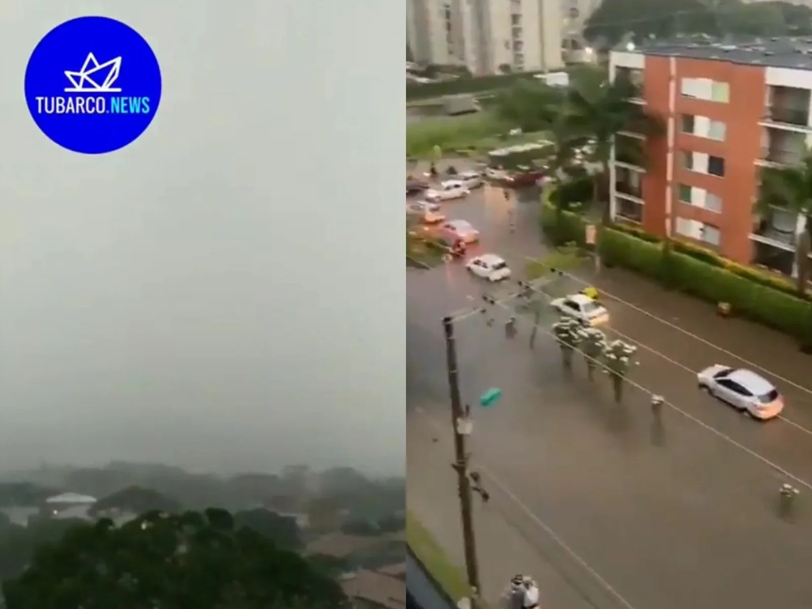 tormenta en Cali