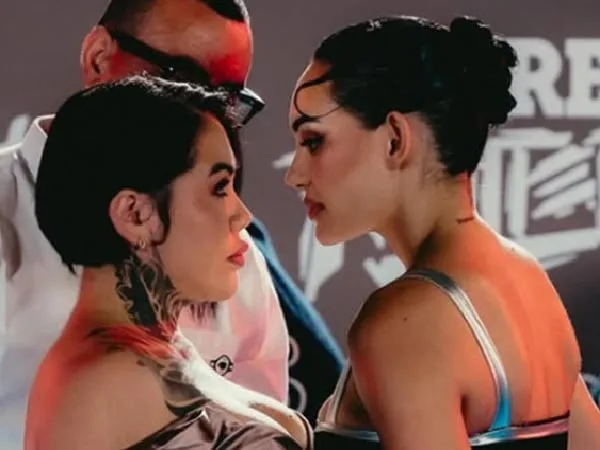 Andrea Valdiri y Yina Calderón.