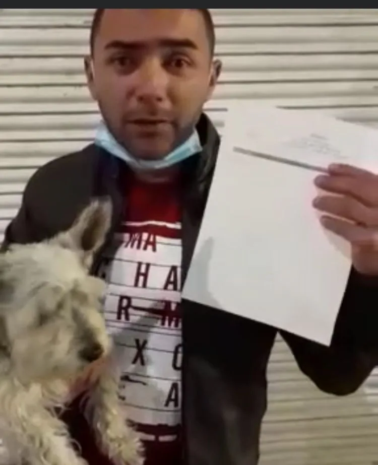 Banco Popular caso maltrato perro