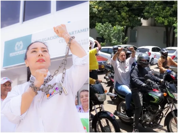 «Encadena y en ayuno hasta que le avelen su candidatura»: Pineda, por la Gobernación del Cesar