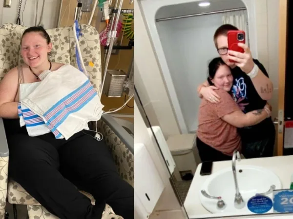 De visita al médico por un dolor de garganta, le fue diagnosticado un embarazo múltiple y de alto riesgo