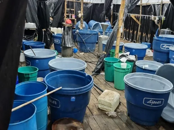 En El Peñol, Nariño: destruyeron laboratorio que producía una tonelada de droga semanal