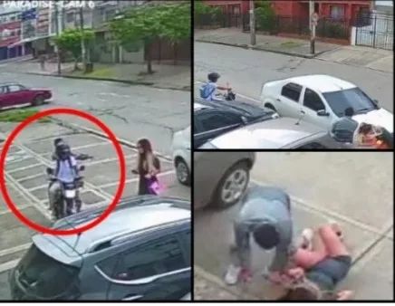 ladrones motorizados en Cali Alameda y La Base