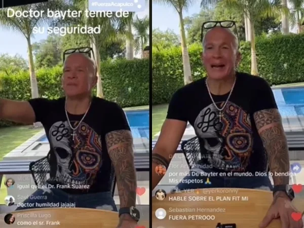 «Si mañana me desaparecen»: Doctor Bayter teme por su vida y usuarios le recuerdan a Frank Suarez