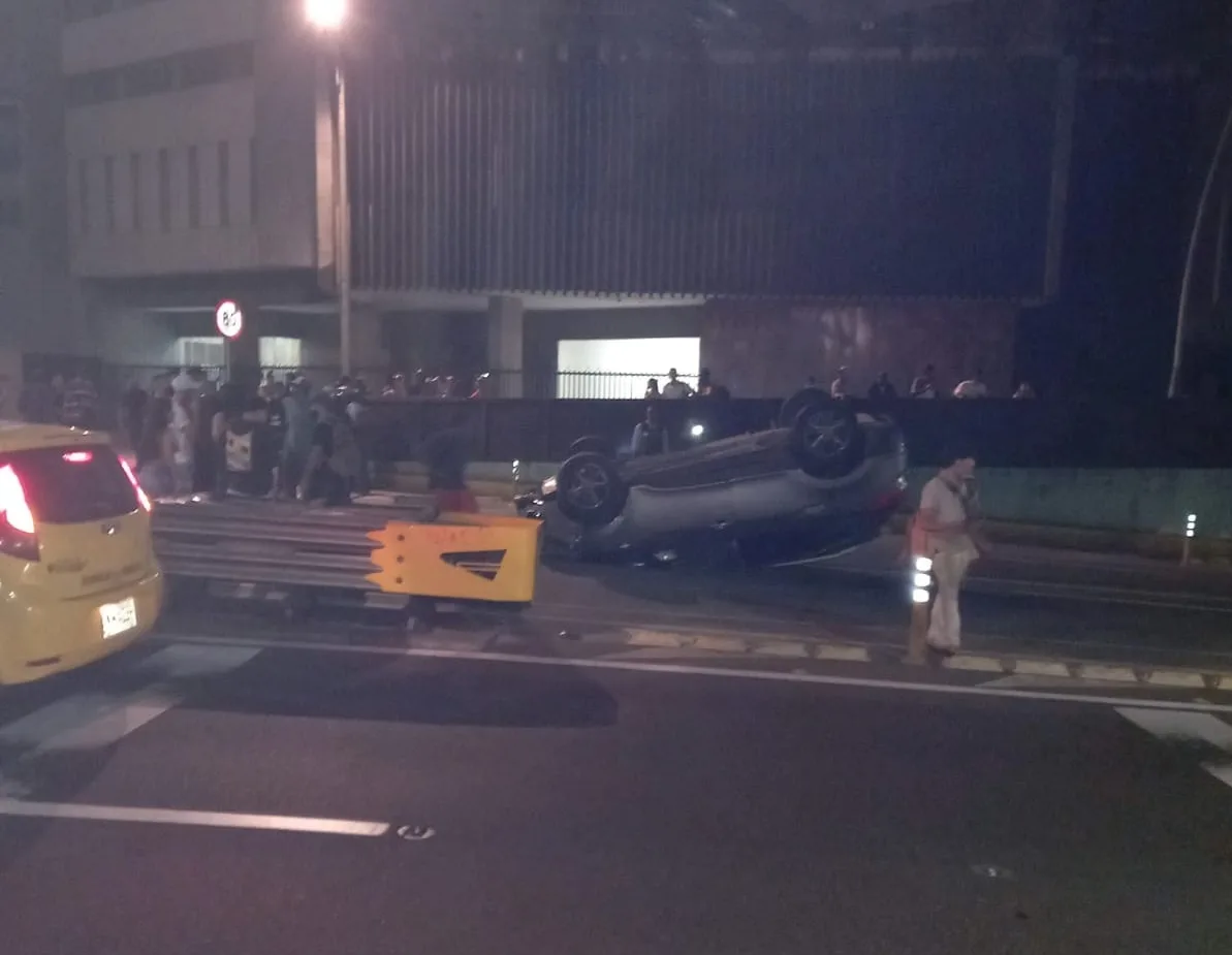 túnel mundialista Cali accidente