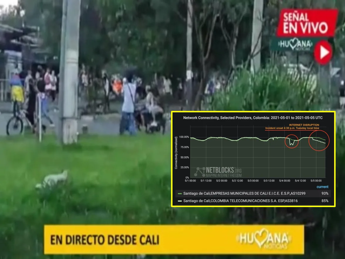 apagón en redes