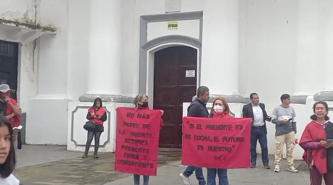 Protesta en Popayán