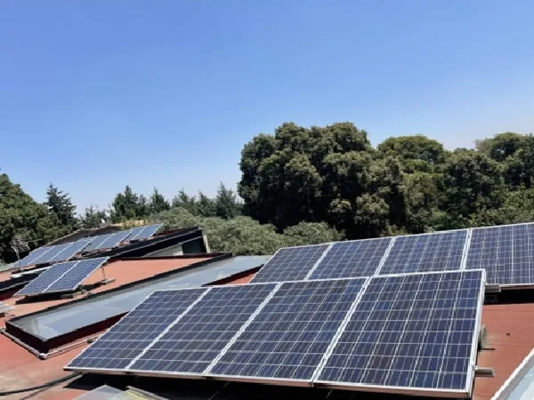 Paneles solares.