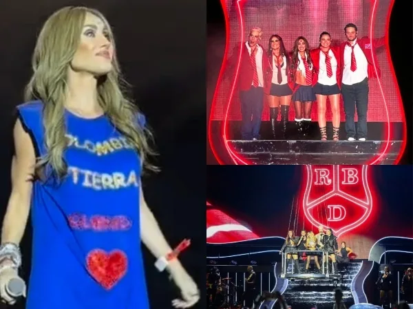 ¡Y soy Rebelde! El concierto en Medellín que ni la lluvia frenó: RBD hizo llorar a más de uno