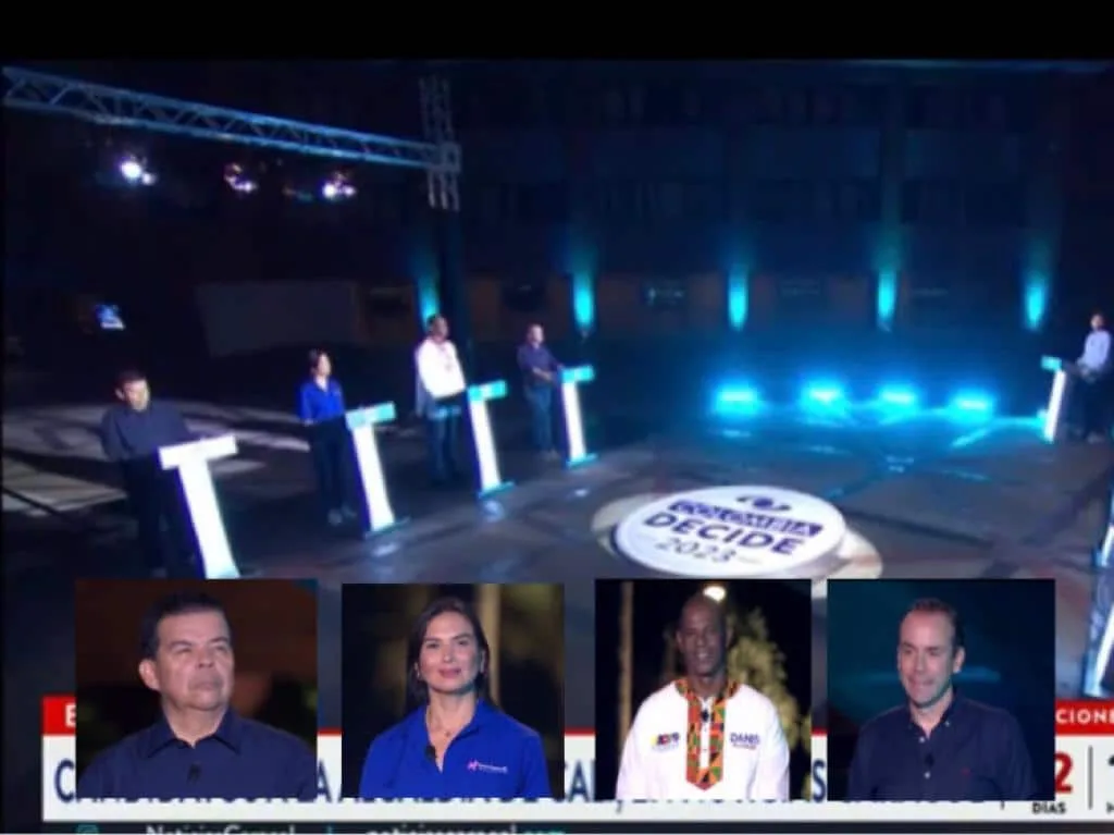 Miyerlandi "preparada", Danis "el de Petro", Eder y Roberto "en peleas": así estuvo el debate por Cali