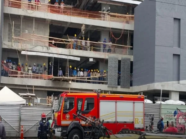 Un alud de tierra sepultó al obrero que falleció en la obra frente al Palacio de Justicia, en el centro de Cali
