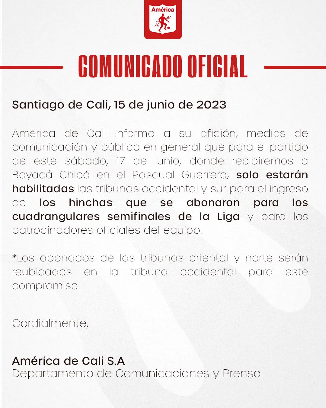 Fin de semana agitado: América jugando, Marcha LGBT, conciertos y Día del Padre, seguridad desplegada en Cali