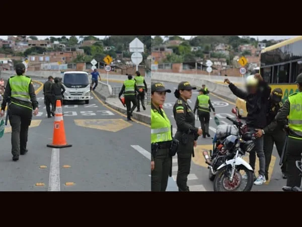 No hay piques este domingo en la Circunvalar en Cali, volvió a llegar la policía