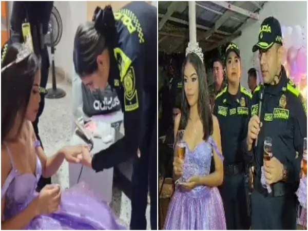 «15 años no son todos los días»: La policía nacional le cumplió el sueño a Sandy Yulieth