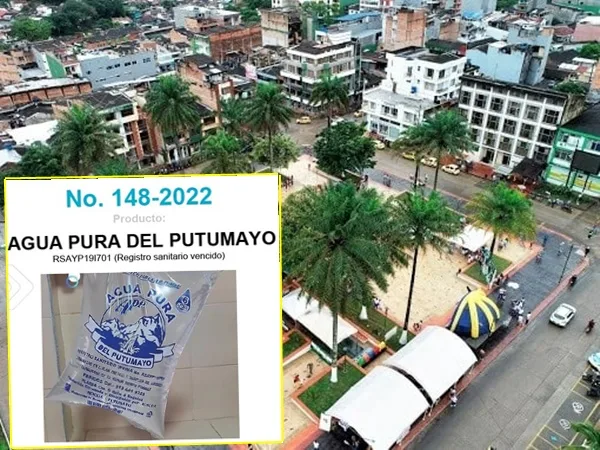 ¡Alerta Sanitaria! en Putumayo están vendiendo agua en bolsa sin registro Invima