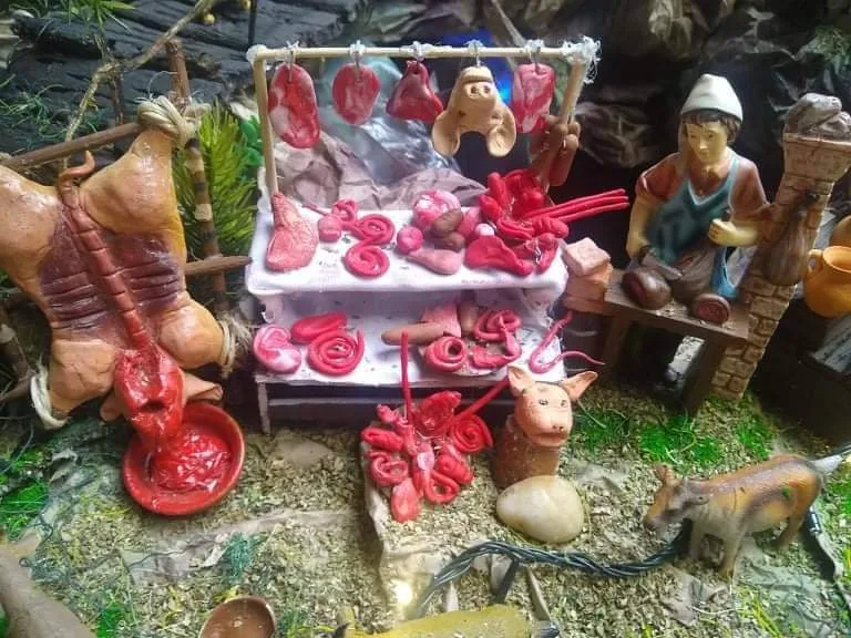 pesebre del polideportivo en Pasto