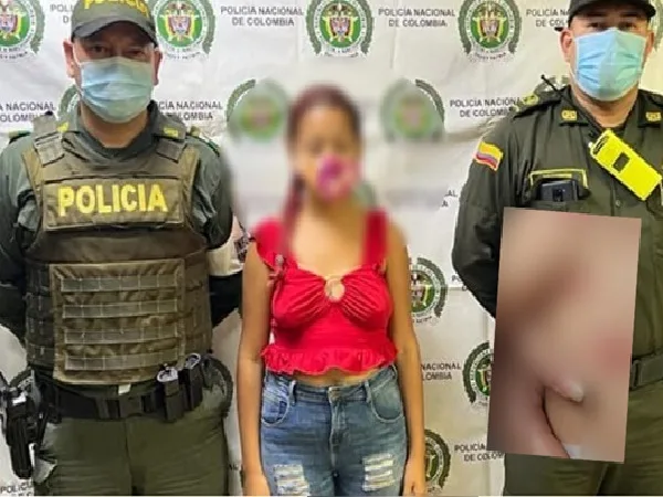 mordido a su bebé mujer Barranquilla
