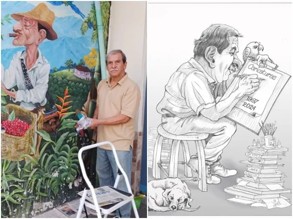 Jairo A., reconocido caricaturista, colgará su pincel debido al avance de la inteligencia artificial