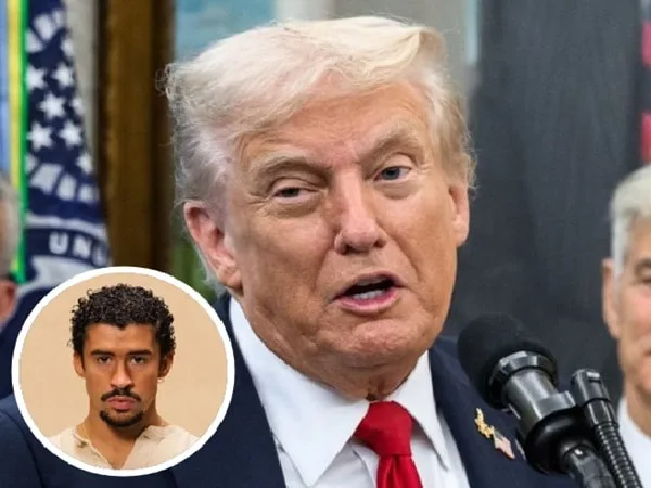 Donald Trump y Bad Bunny.