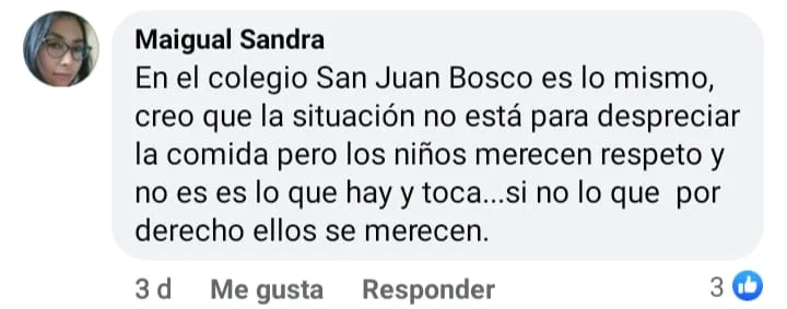 Institución Educativa San Juan Bosco no llego el PAE