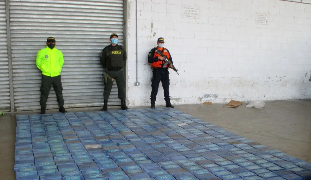 Media tonelada cocaína 