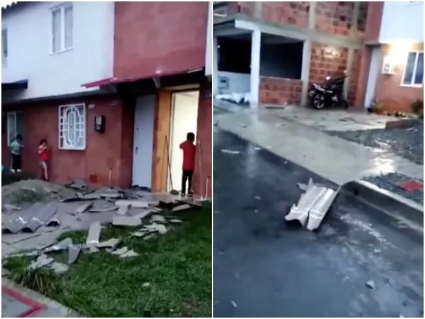 "Casas nuevas", y un vendaval se llevó los techos de más de 100 viviendas en Ciudad del Valle