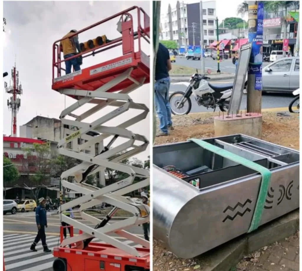 Semáforos inteligentes para Cali: ya los están instalando