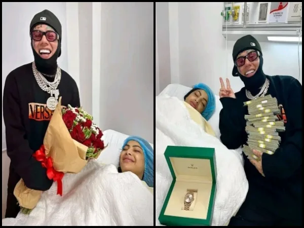 «21 fajos de dólares»: El artista Tekashi 69 sorprendió a Yailin en su cumpleaños con muchos lujos