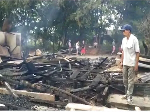 Putumayo: voraz incendio acabó con dos viviendas de familias vulnerables