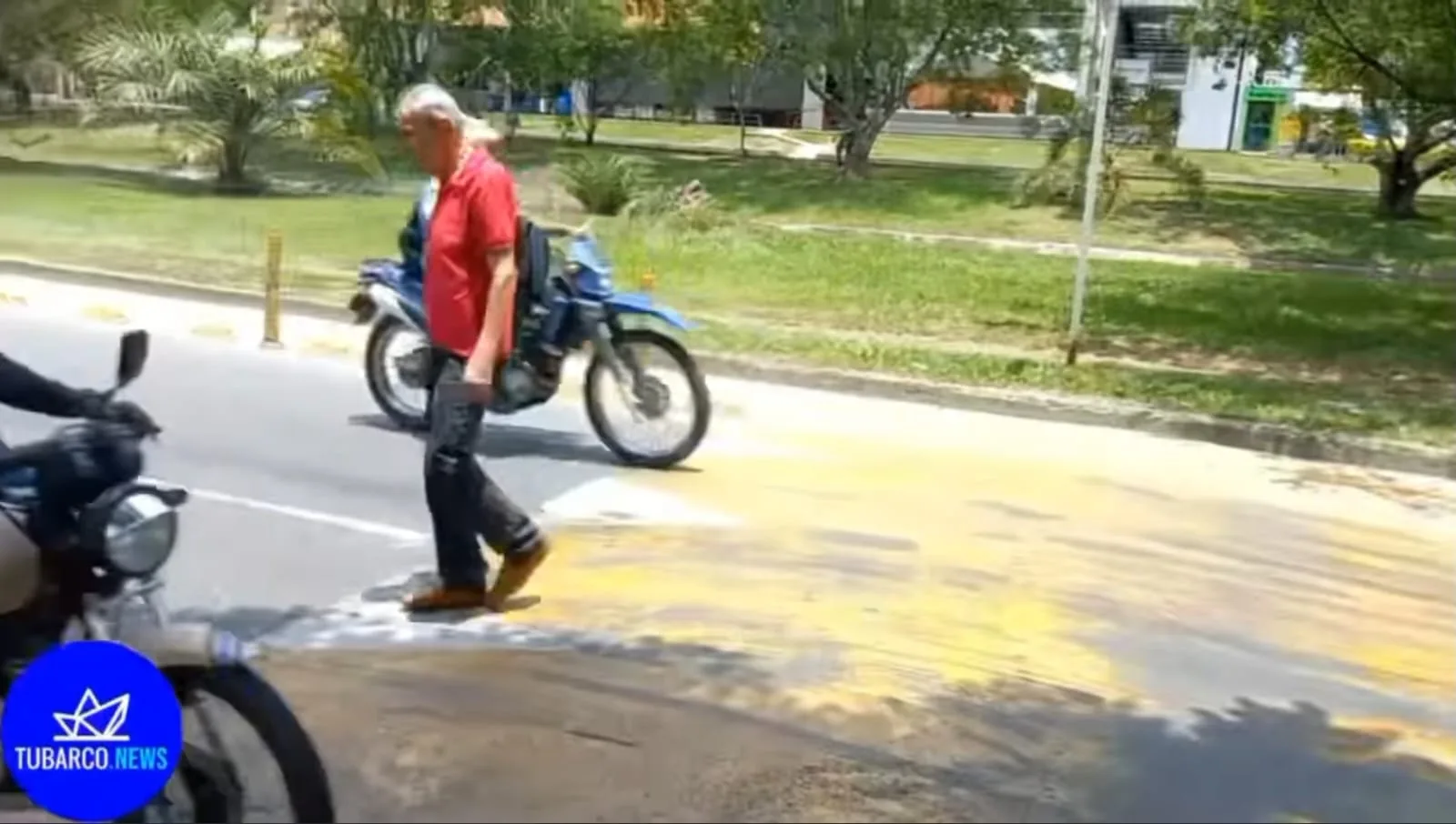 Vía sin reductores ni señales