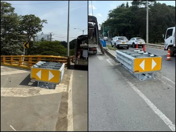 ¡Choques con freno! instalan amortiguadores de impacto en los puentes "más peligrosos" de Cali