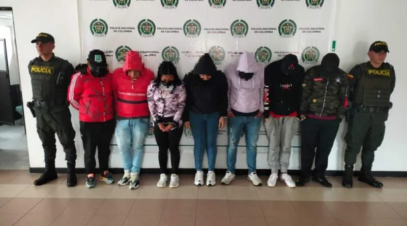 Siete capturados por el delito de tráfico ilícito de migrantes en Pupiales, Nariño.