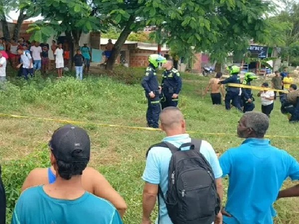 Macabro hallazgo en una zona enmontada en Barranquilla.