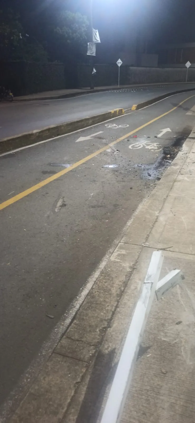 accidente vía a Pance en Cali
