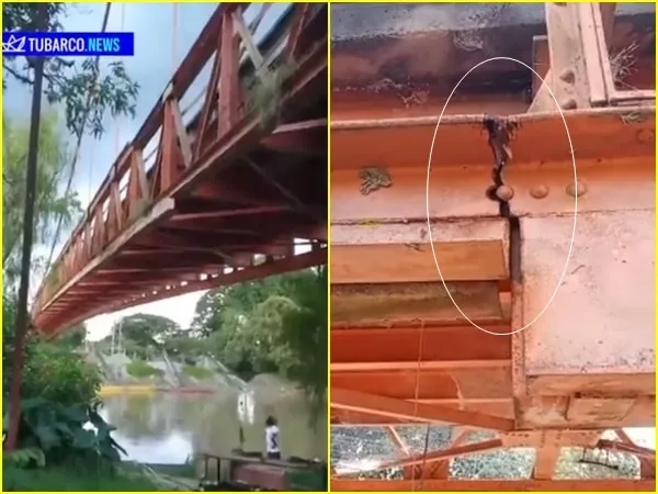 Llamado de alerta en norte del Valle: claman atención ante el precario estado del puente Mariano Ospina