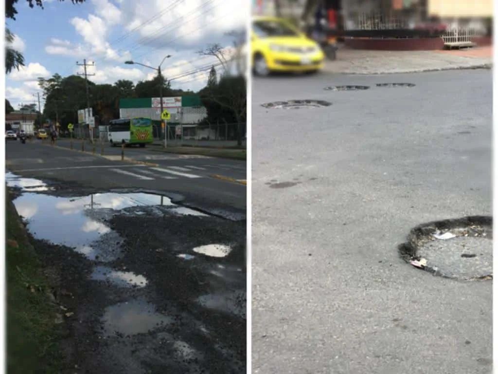 Desde la Secretaría indicaron que el 55% de la malla vial de Cali, está en mal estado y se requiere intervención.