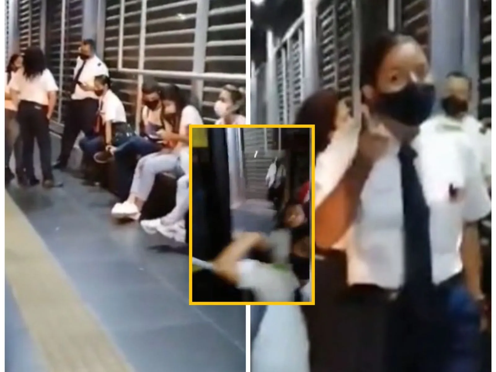 En pelea terminó protesta por mal servicio del MIO, pasajeros denuncian que conductora les "tiró el carro" y agredió