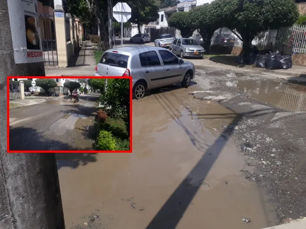 Barrio El Limonar, denuncian el mal estado de las calles, cuando llueve "parecen piscinas olímpicas"