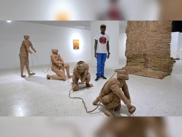 Bellas Artes en Cali tejido de cincho de Padilla