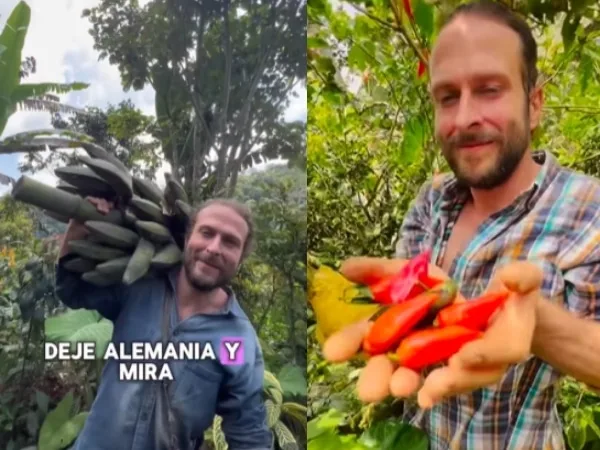 Turista Alemán dejó su vida en Europa para crear un bosque comestible en Risaralda