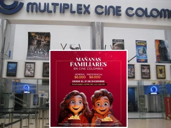 «Mañanas familiares en Cine Colombia»: Funciones especiales en época decembrina