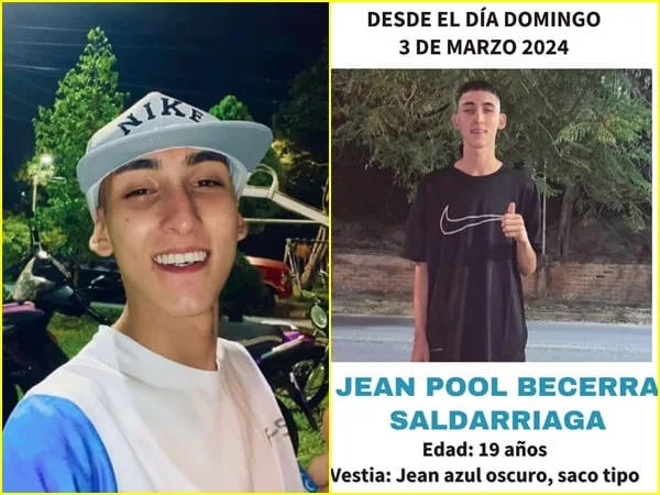 En medio del drama, la angustiada madre pidió ayuda a las autoridades para dar con el paradero de Jean Pool, de quien no tiene información desde el pasado 4 de marzo.