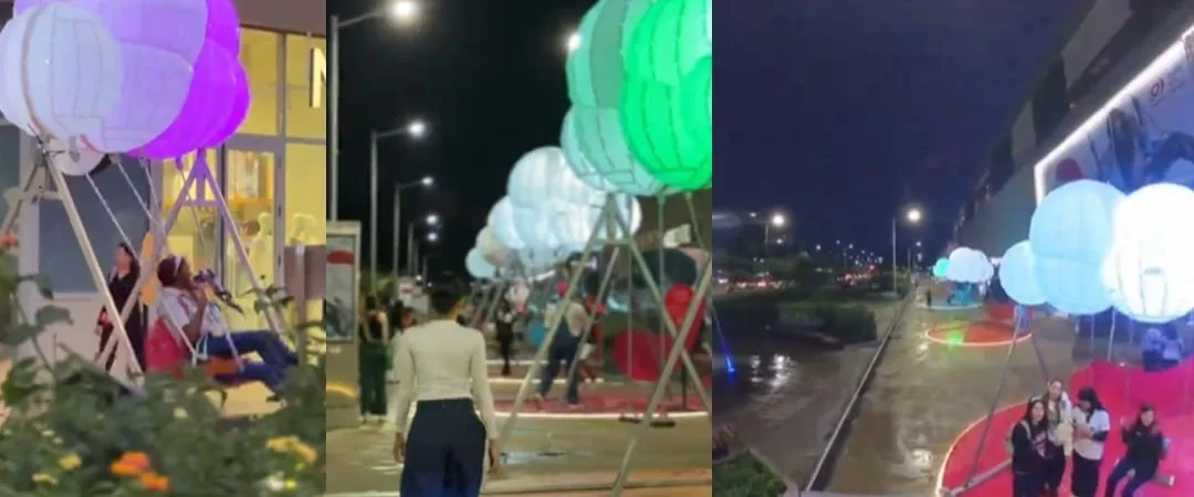 Llega a Cali una experiencia única y gratuita: columpios que se iluminan contigo y solo estarán por tiempo limitado